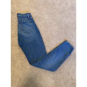 LOFT Curvy High Waist Skinny Medium Wash Jeans